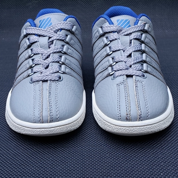 K-Swiss Classic VN Sneakers Gray/Blue leather Size 13.5 little boy - Picture 8 of 16